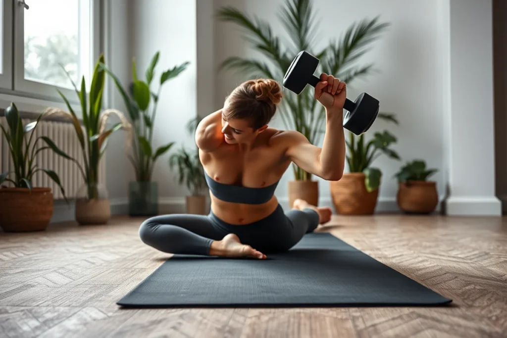 How To Shoulder Press With Dumbbells